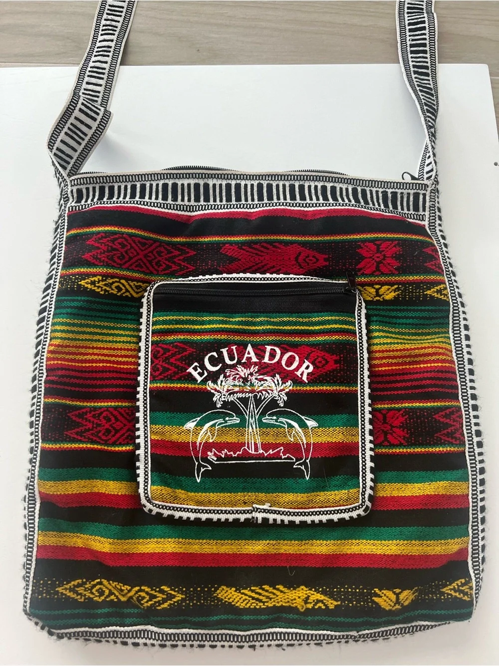 New Handmade Ecuador Crossbody Bag
